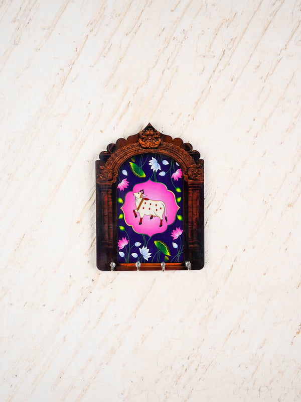 Pichwai Printed Key Hanger - 7 inch - WBG2115