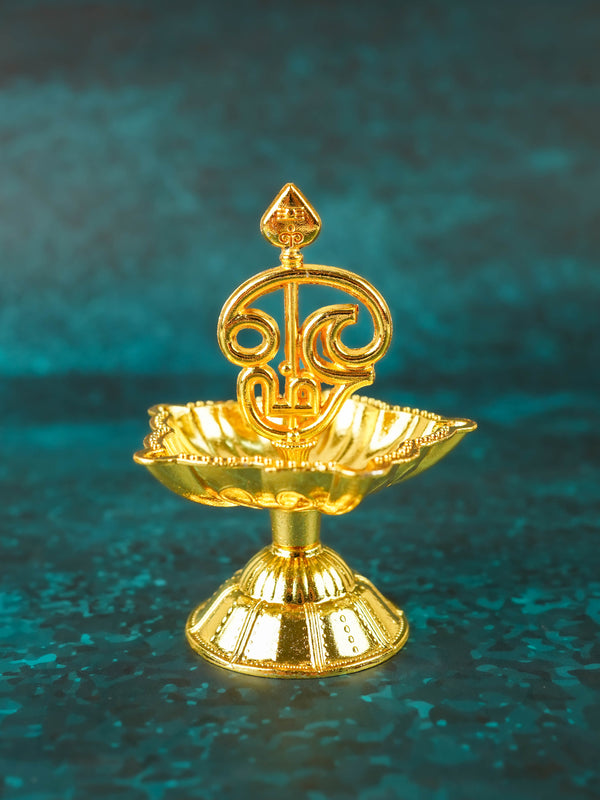OM Diya - 3 inch - Gold - WBG2161