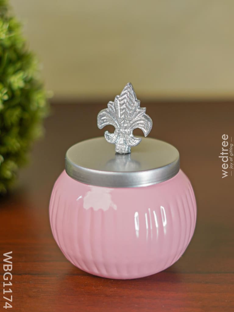 Decorative Dry Fruit Jar With Lid - Wbg1174 Fruit Box