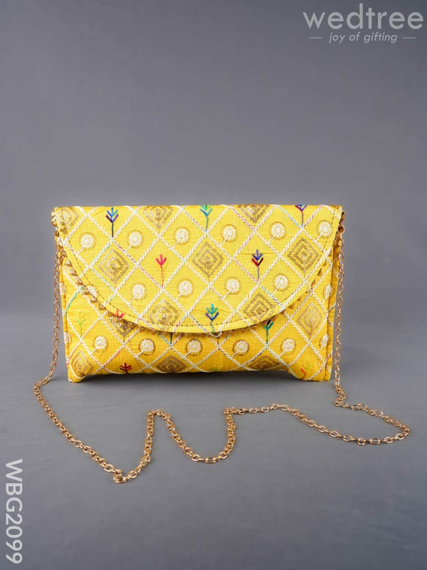 Embroidered Sling Bag - WBG2099 - Clutches & Purses