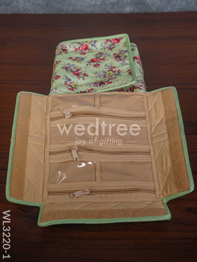 Foldable Jewel Pouch With Handle (8.5X8) - Wl3220 Organizers