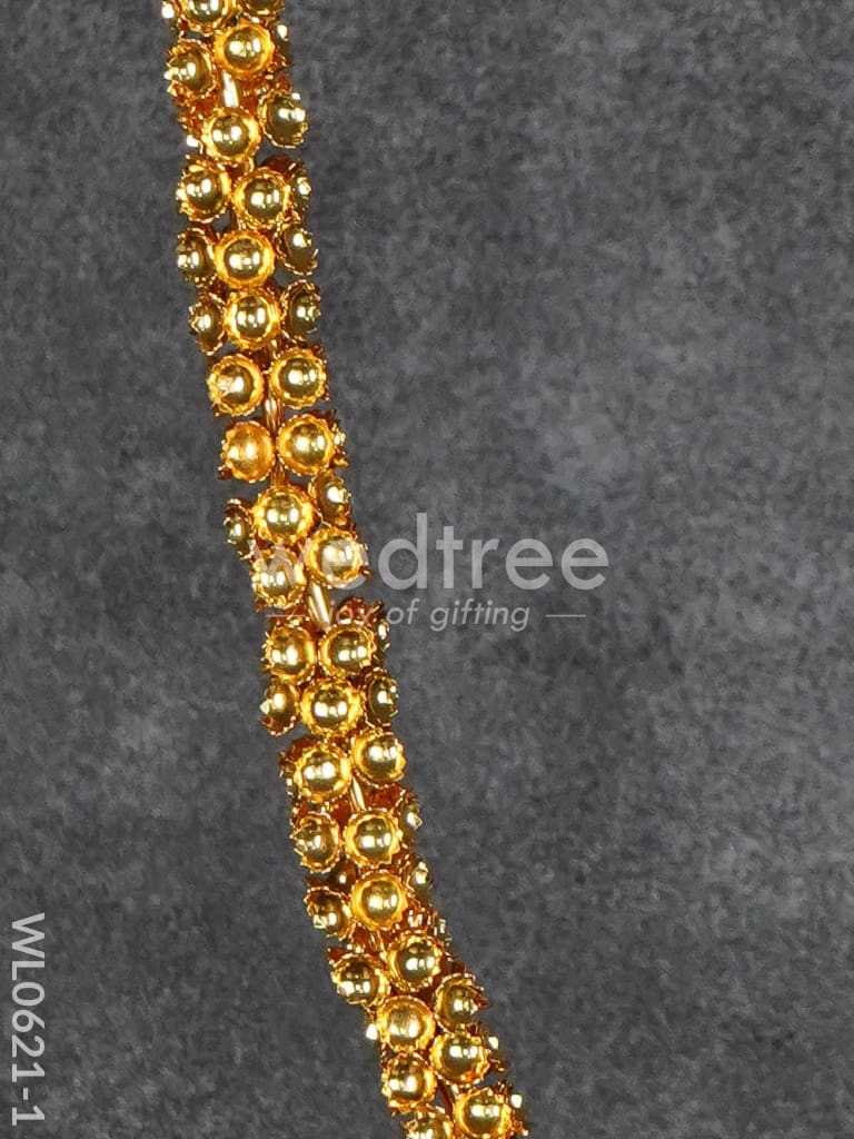 German Silver Golden Malai - Wl0621 Pooja Utility