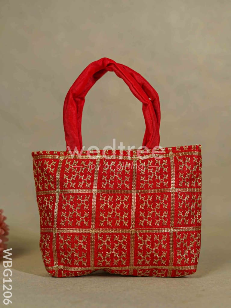 Golden Embroidery Hand Bag - Wbg1206 Bags