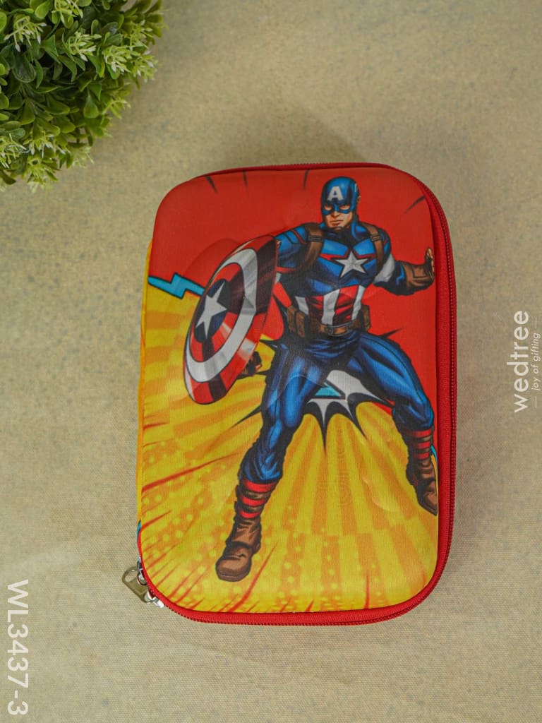 Kids Stationery Box - Captain America Wl3437-3 Utility