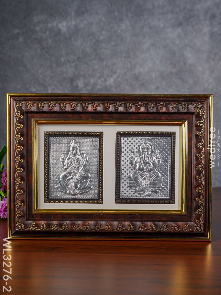 Photoframe Silver Plated - Lakshmi Ganesha Wl3276-2 German Photo Frame