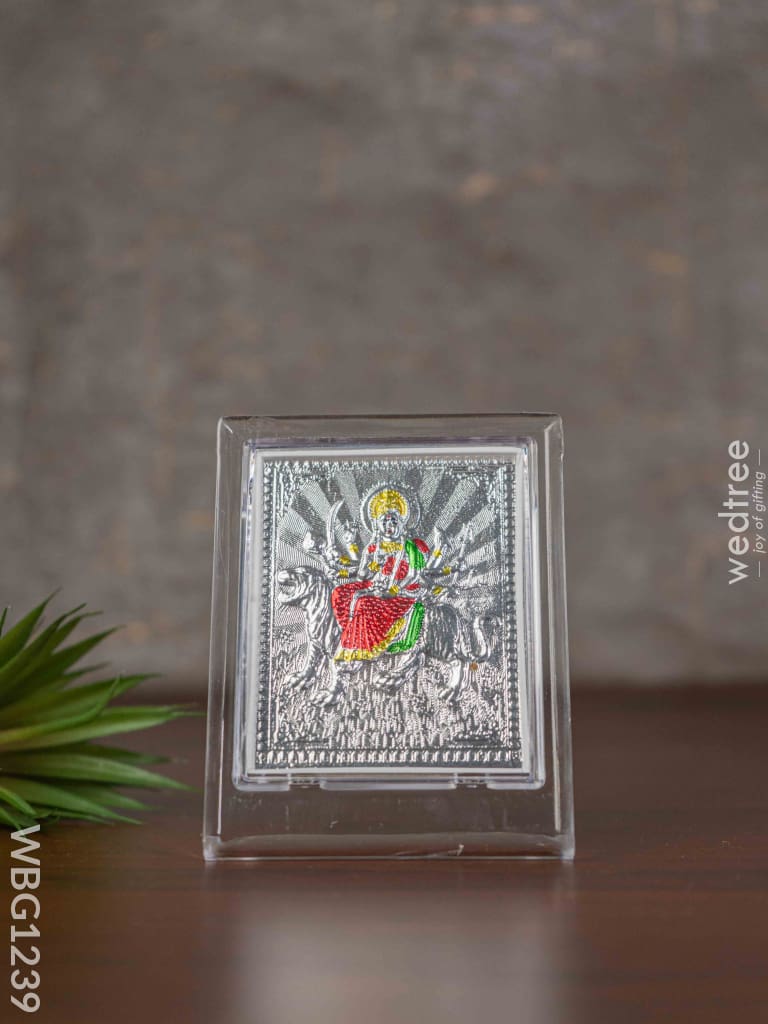 Silver Durga Photoframe With Stand - Wl3502 German Photo Frame