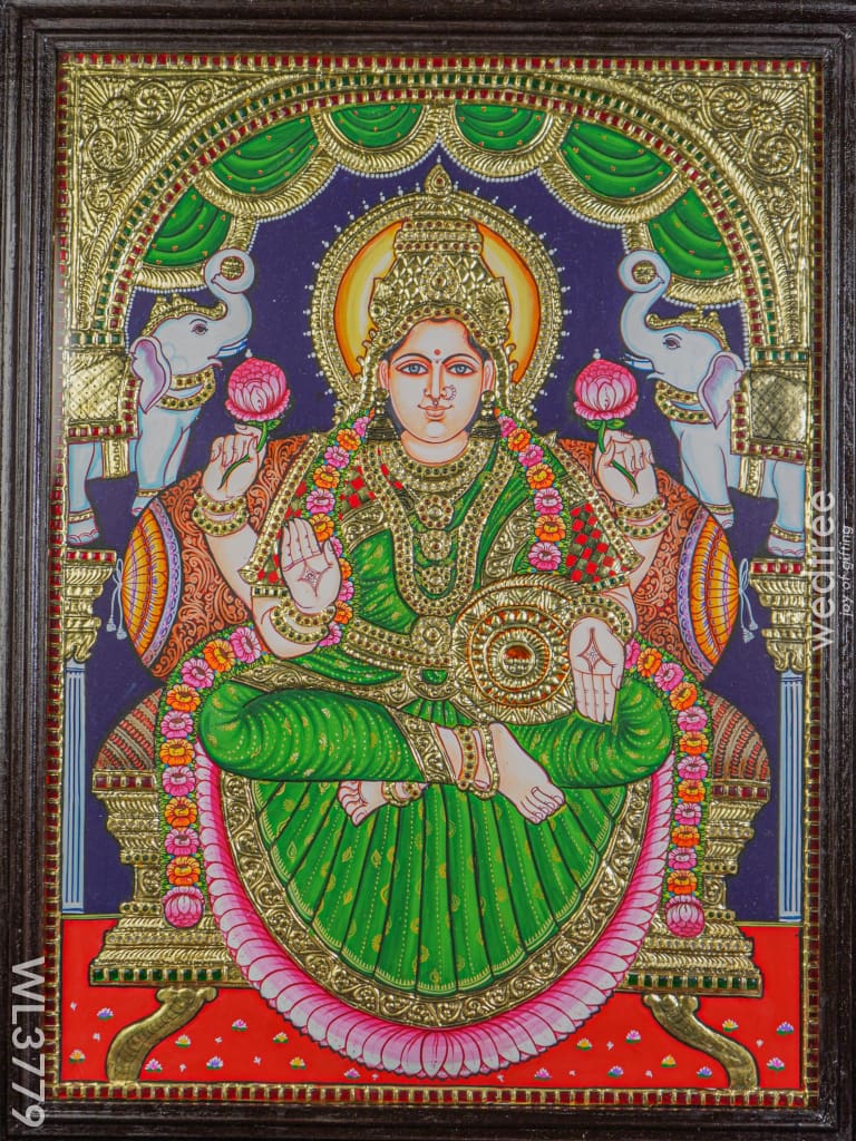 Tanjore Painting Gajalakshmi - 24X18 Inch Wl3779