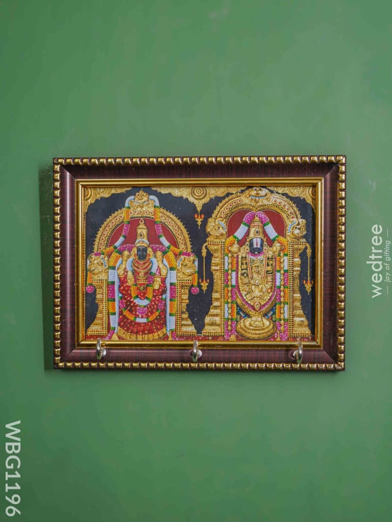 Tirupathi Balaji Frame Key Hanger - Wbg1196 Hangers