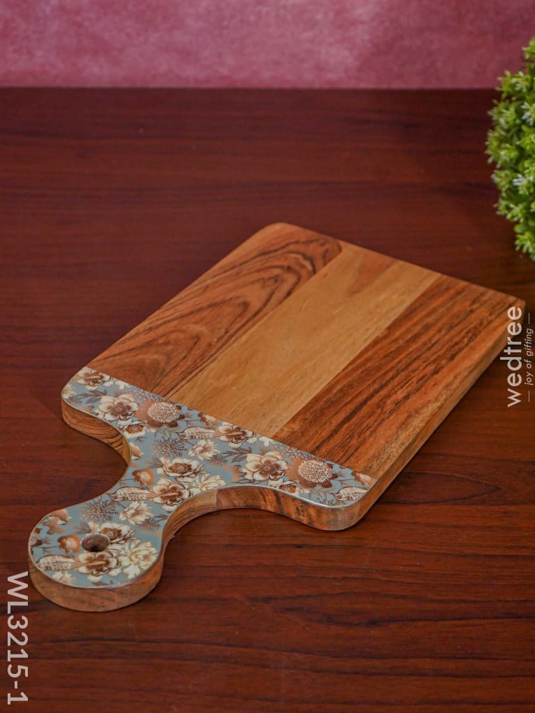 Wooden Chopping Board With Handle - Wl3215-1 Utility