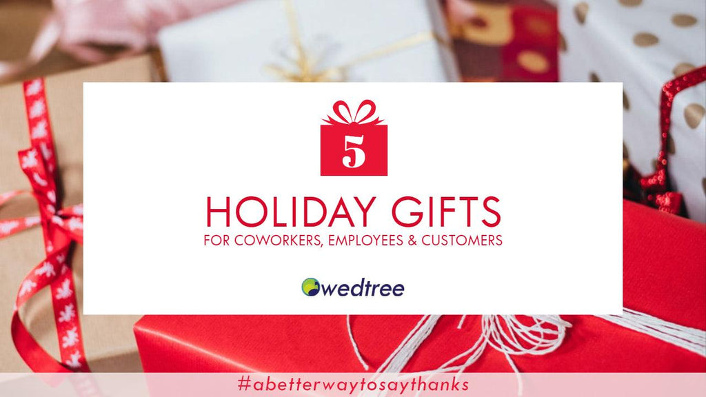 5 Holiday gifts for coworkers & employees