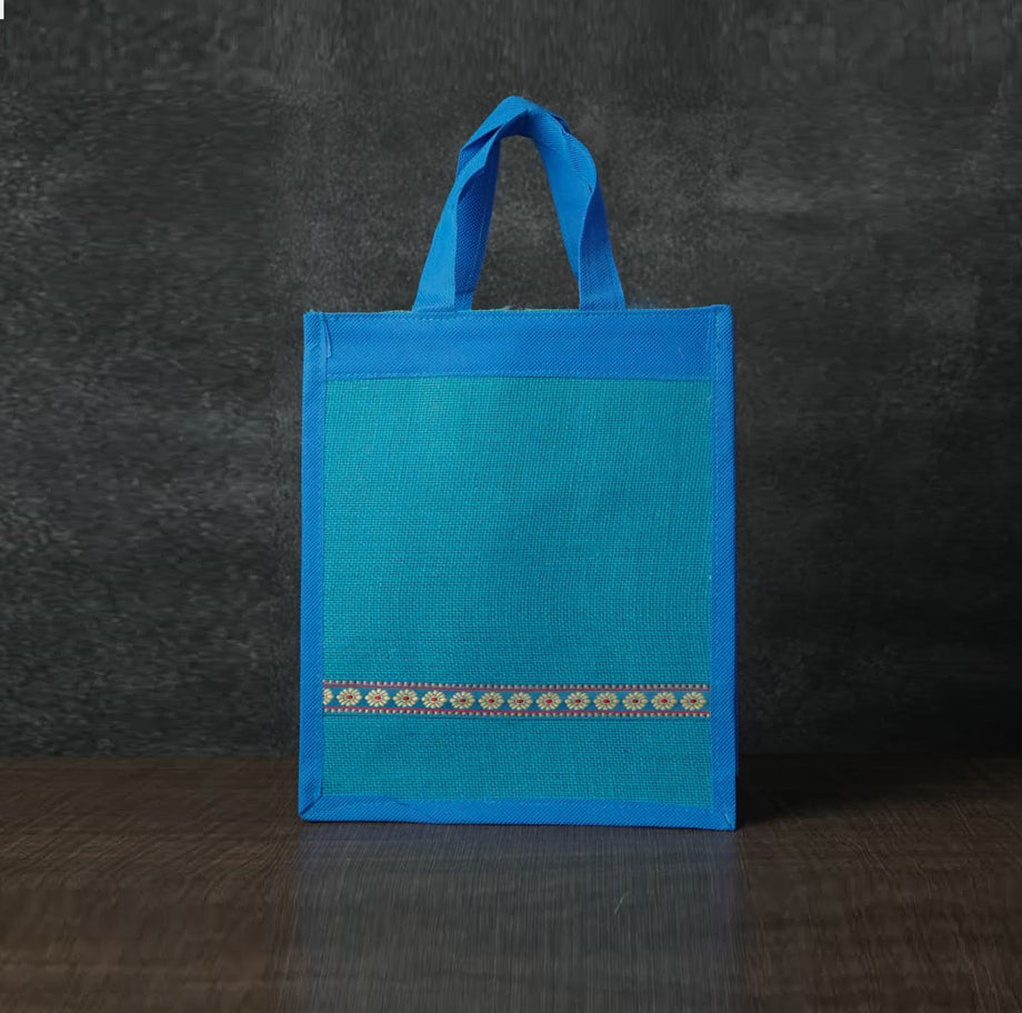 3 Piece Crackle Embossed Bag Set - Navy Blue