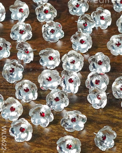 108 Flowers For Pooja - Wl0622 Silver German Utility