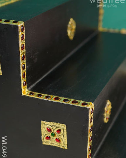 3-Step Tanjore Golu Padi - Wl0492 / Diya