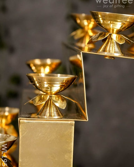 Brass 5 Step Golu Stand - Wl1958 Utility