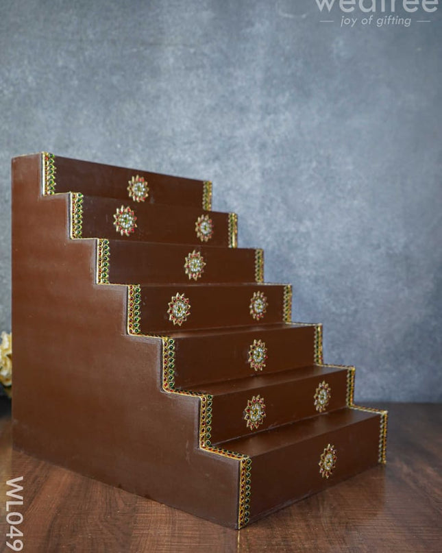 7 Step Golu Stand - Wl0491 Wooden Decor