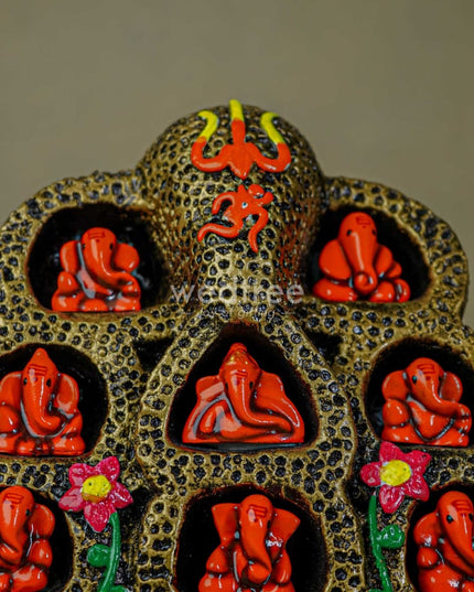 9 In 1 Ganesha Wall Hanging - Wl3299 Showpieces