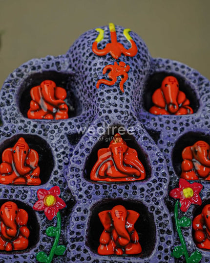 9 In 1 Ganesha Wall Hanging - Wl3299 Showpieces