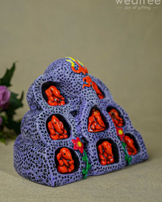 9 In 1 Ganesha Wall Hanging - Wl3299 Showpieces