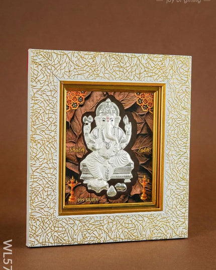 999 Silver - Ganesha Wall Hanging Frame - WL5714 - Frames