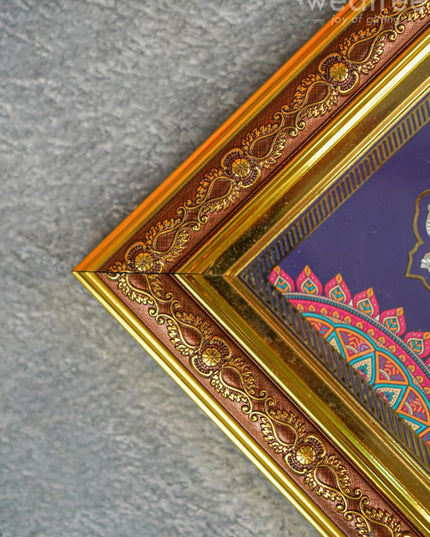 Lakshmi Ganesha Saraswathi 999 Silver Frame - Wl4178
