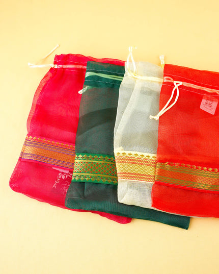 Combo: String Bag with Shank Chakra Namam Stand & Bangle Manjal Kumkum- WGC0144