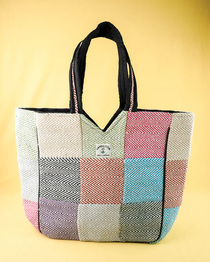 Combo: Jacquard Handbag with Bangles Manjal Kumkum - WGC0150