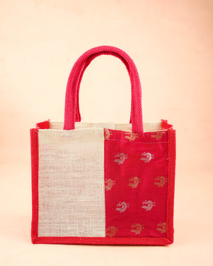 Combo: Jute Bag with Designer Sling Bag & Haldi Kumkum Purse - WGC0138