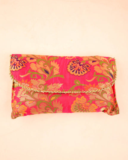 Combo: Jute Bag with Designer Sling Bag & Haldi Kumkum Purse - WGC0138