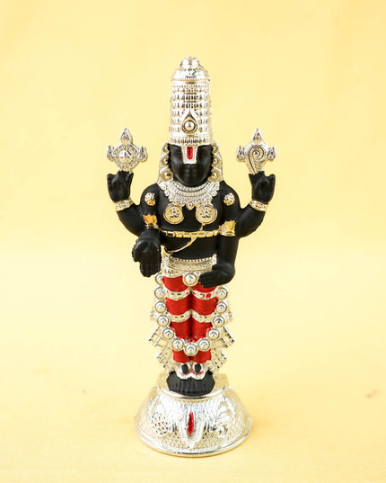 Combo: Brocade String Bag with Tirpathi Balaji Idol & Bangles Manjal Kumkum Set - WGC0140