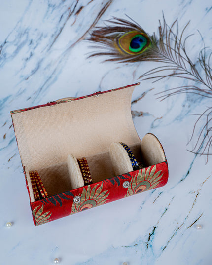 Bangle Holder Peacock Feather Design Medium - W3261