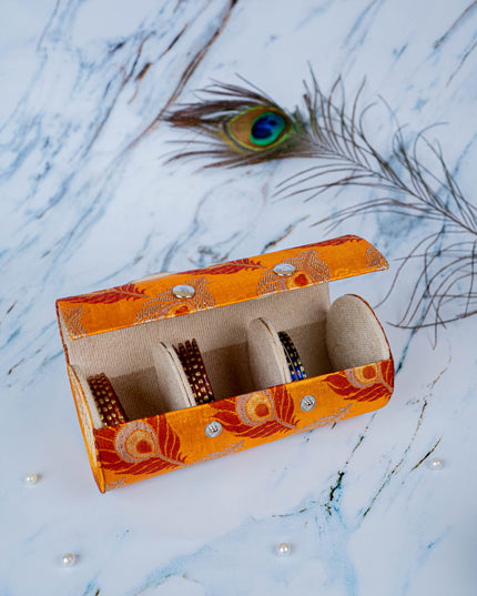 Bangle Holder Peacock Feather Design Medium - W3261