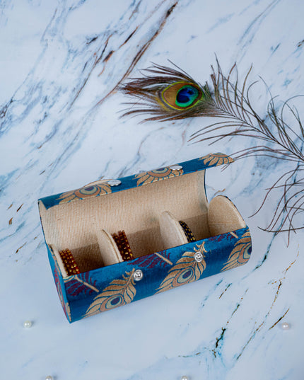 Bangle Holder Peacock Feather Design Medium - W3261