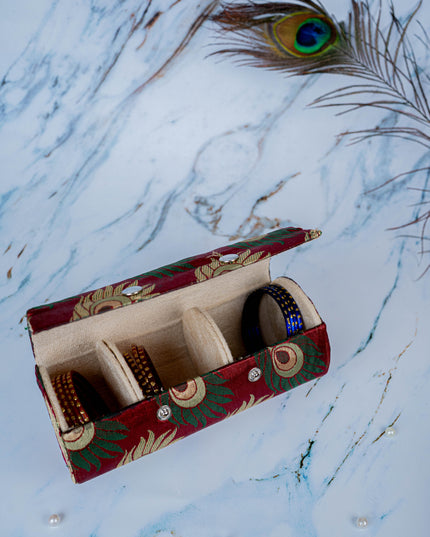 Bangle Holder Peacock Feather Design Medium - W3261