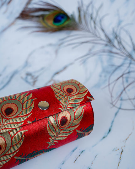 Bangle Holder Peacock Feather Design Medium - W3261