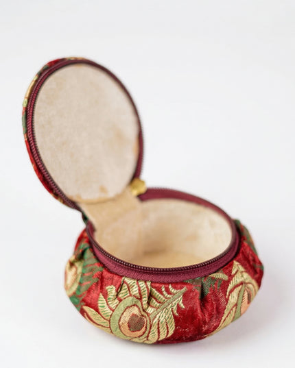 Bangle Box Peacock Feather Design - W3441