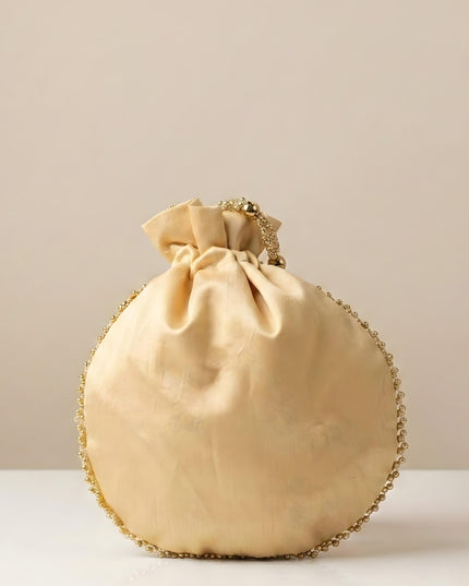 Raw Silk Potli Bag - W3542