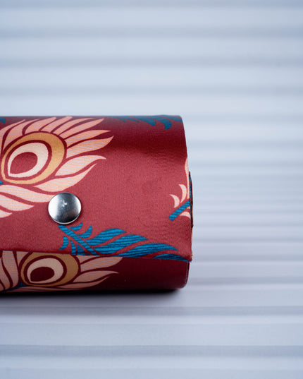 Bangle Holder with Peacock Feather Design - W3588