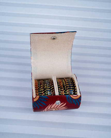 Bangle Holder with Peacock Feather Design - W3588