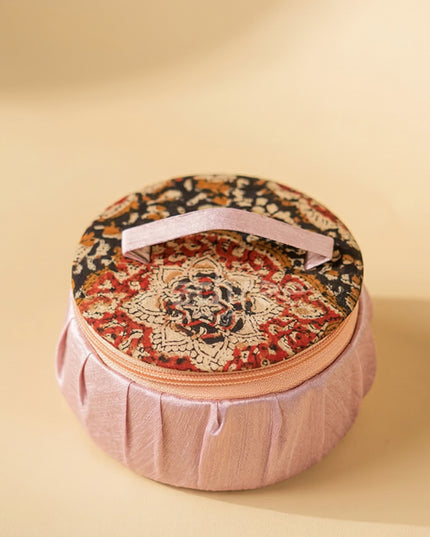 Kalamkari Jewel Box 4 inch - W3639