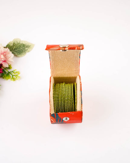 Bangle Holder With Peacock Feather Design Mini - W3785