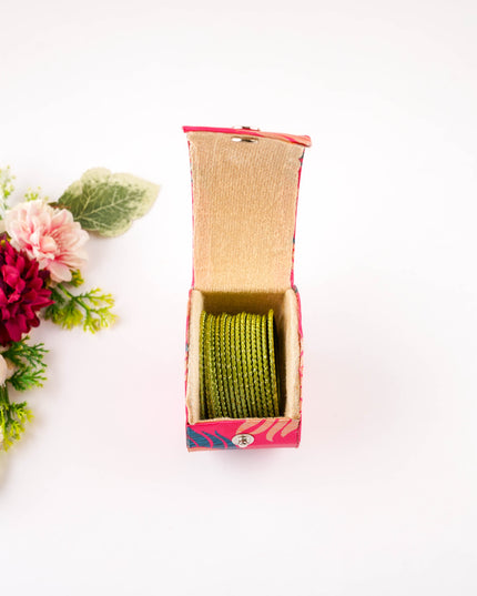 Bangle Holder With Peacock Feather Design Mini - W3785