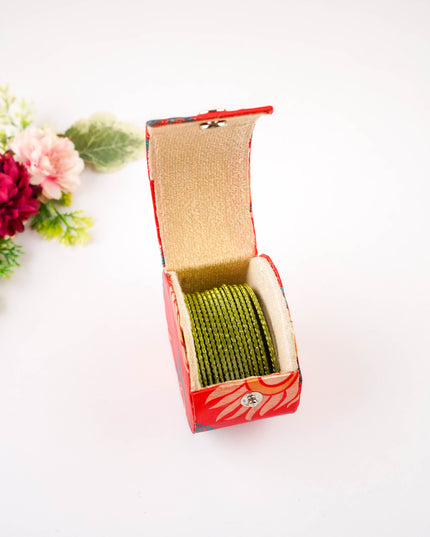 Bangle Holder With Peacock Feather Design Mini - W3785