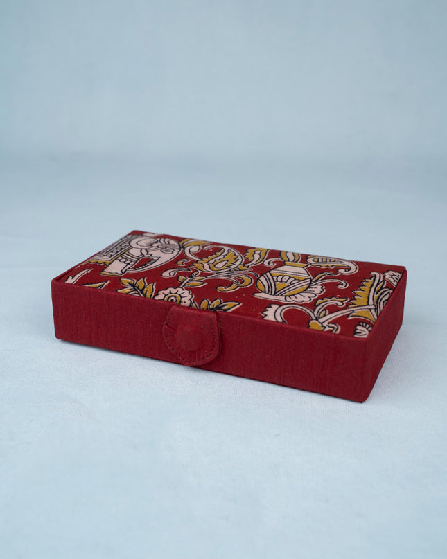 Kalamkari Rectangle Jewel Box - W3787