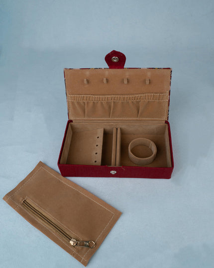 Kalamkari Rectangle Jewel Box - W3787