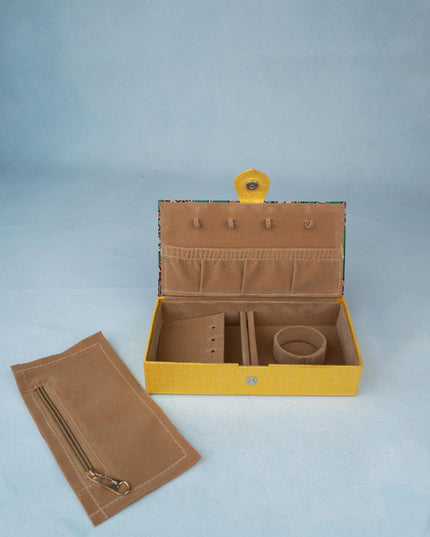 Kalamkari Rectangle Jewel Box - W3787