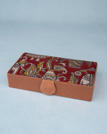 Kalamkari Rectangle Jewel Box - W3787