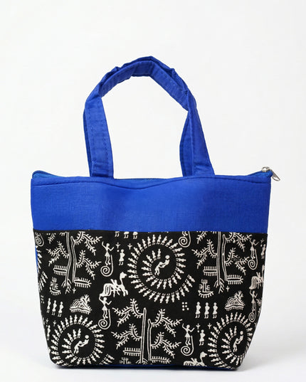 Hand bag with Warli Print - W4041