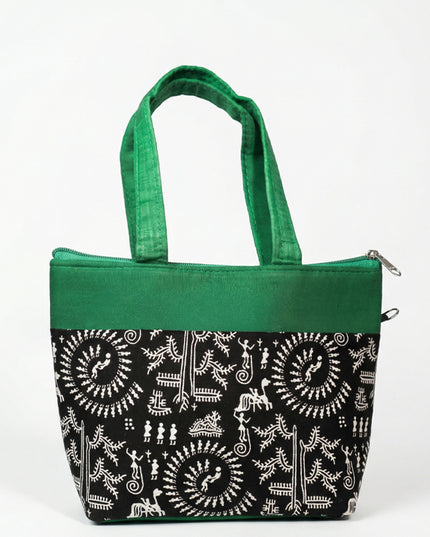 Hand bag with Warli Print - W4041