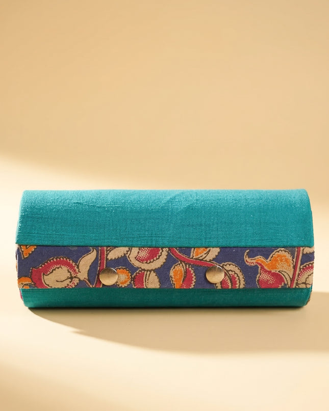 Bangle holder 3 partition with Mixed Kalamkari design - W4057