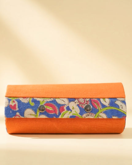 Bangle holder 3 partition with Mixed Kalamkari design - W4057